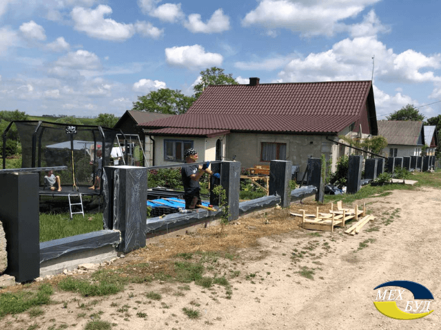 Ограждение Ромбо в Хмельницкой области 2