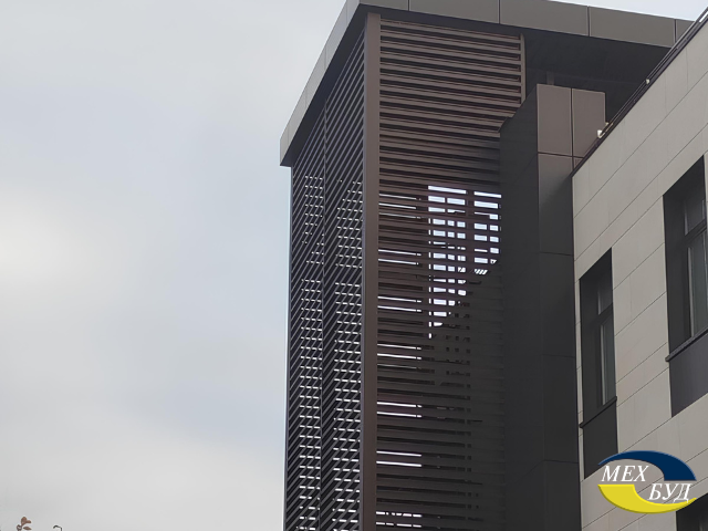 Жалюзи Эксклюзив для оформления лестничного марша 3 facad ex 1