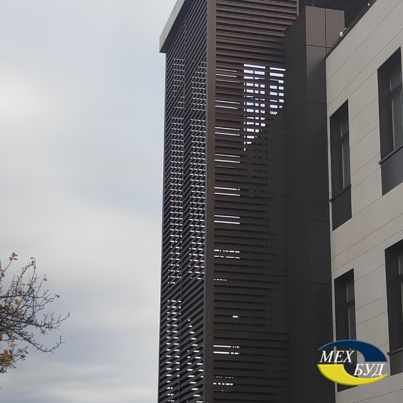 Жалюзи Эксклюзив для оформления лестничного марша 2 facad ex 4